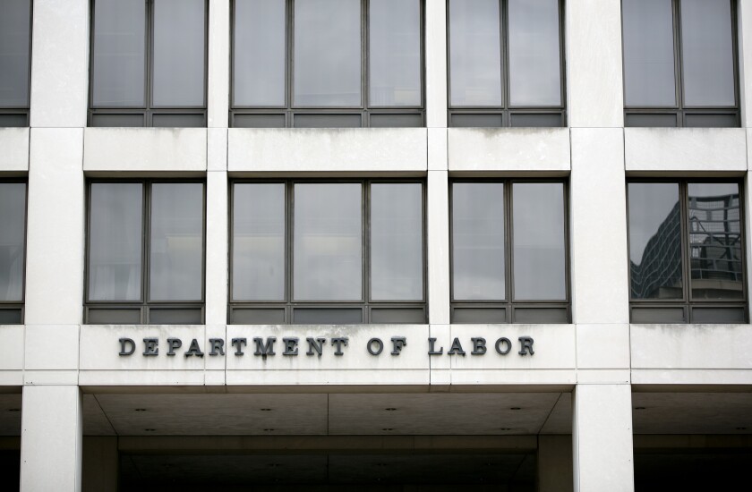 DOL Building exterior no green