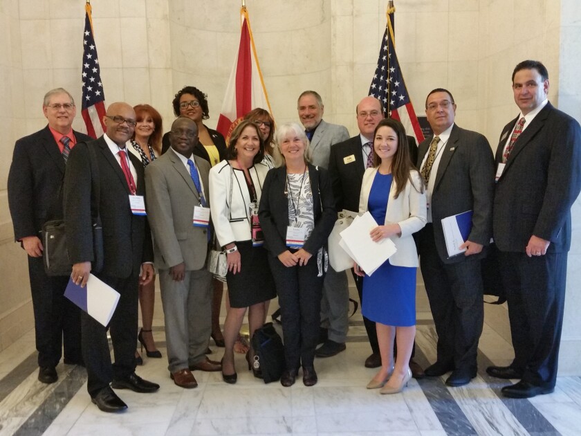 The National Association of Enrolled Agents' Florida delegation visits the Capitol