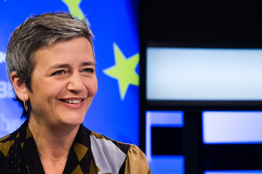 European Commission Competition Commissioner Margarete Vestager Interview