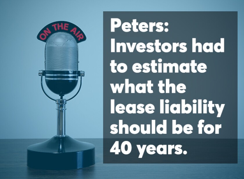 Sandy Peters lease accounting podcast screen