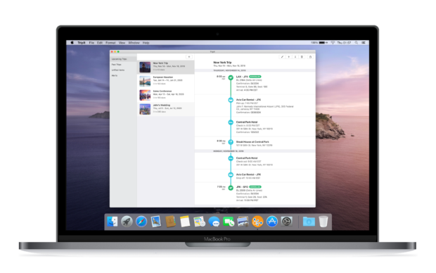 Concur TripIt app for Mac