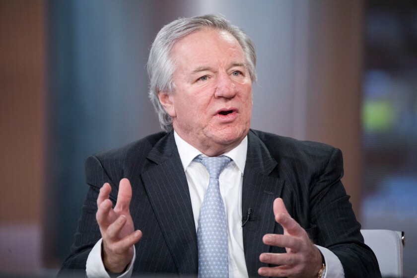 The cash return can be taken as a sign that the company doesn’t have any large acquisition plans, Standard Life Aberdeen co-CEO Martin Gilbert says.