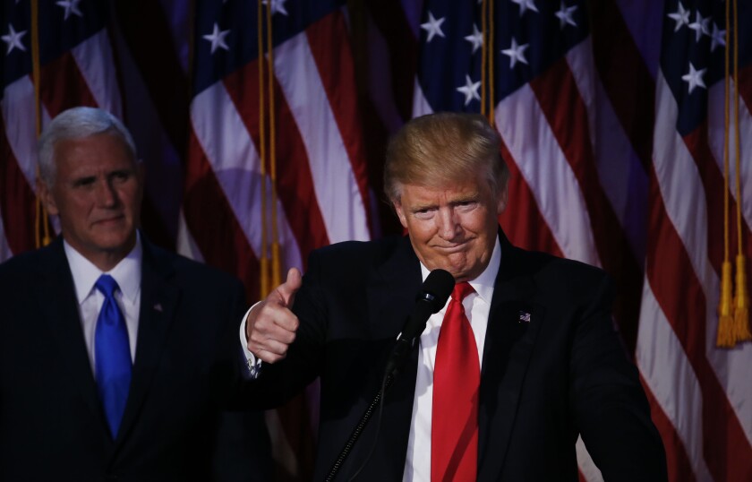 Donald trump thumbs up by bloomberg news