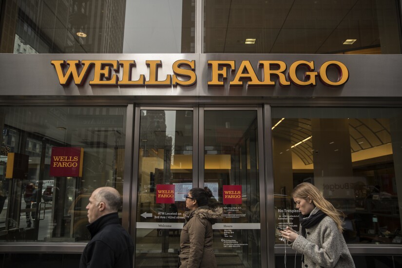 Wells Fargo bank branch 2017 Bloomberg News