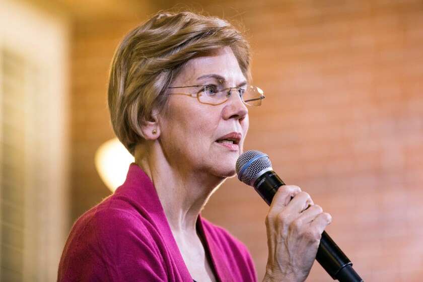 Sen. Elizabeth Warren, D-Mass.