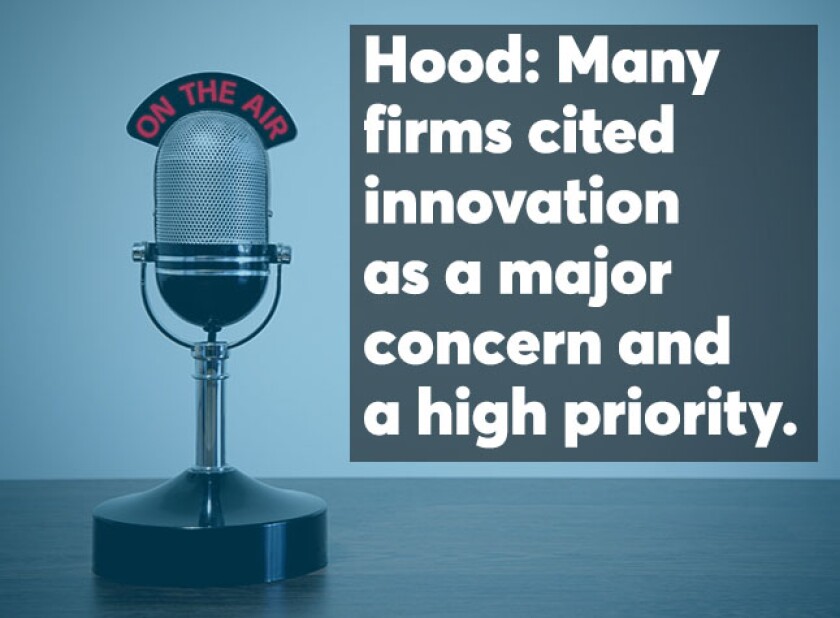 Hood T100 Firms podcast screen