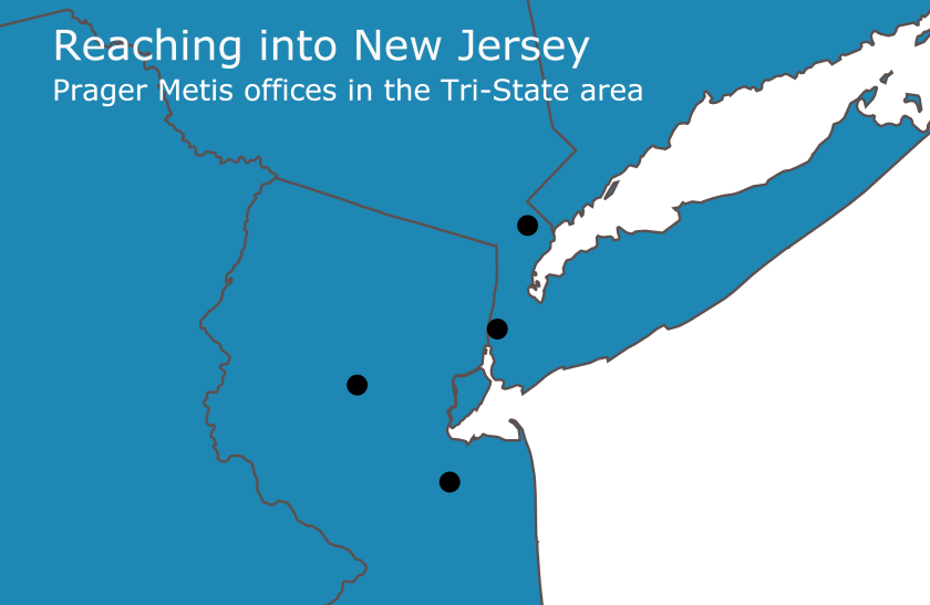 Prager Metis office locations in New Jersey and New York