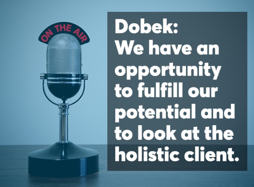 Dobek spring 2019 podcast screen - New Rainmaker