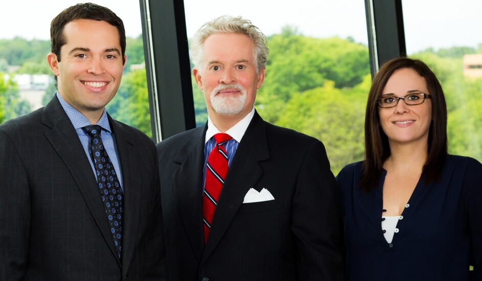 Michael Nimmo center with son Christian and daughter Rachel