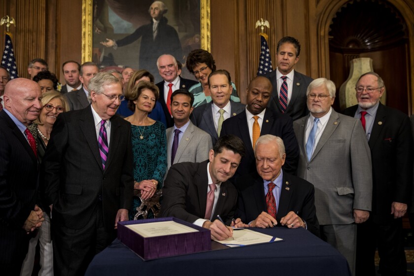 Republican leadership and the Tax Cuts and Jobs Act