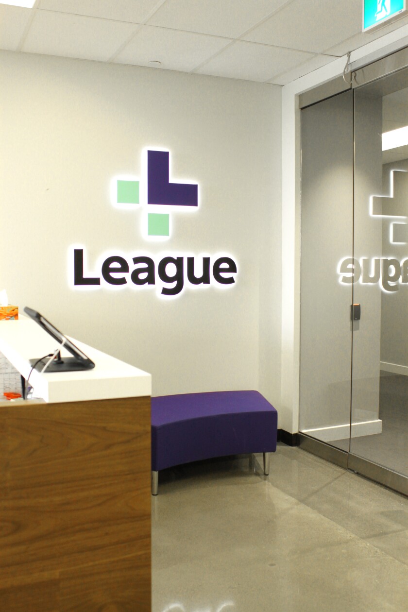 league