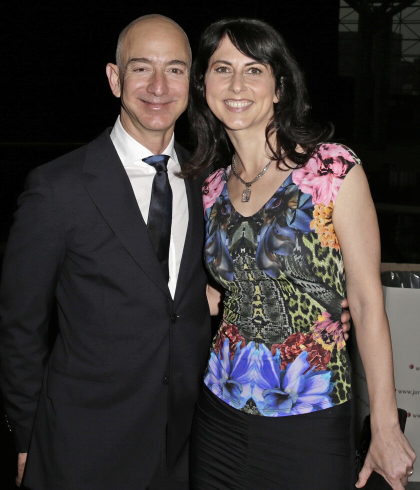 Jeff Bezos and MacKenzie Bezos Jan 10, 2019