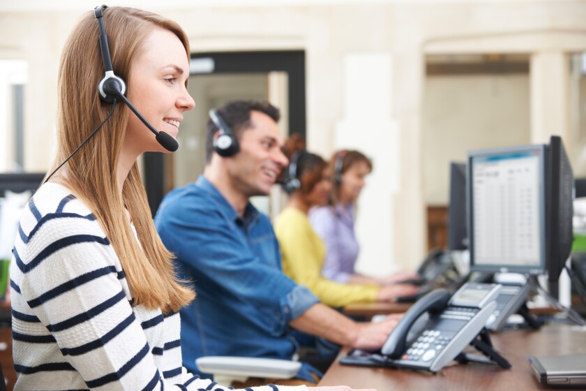 customer service agent call center insurance