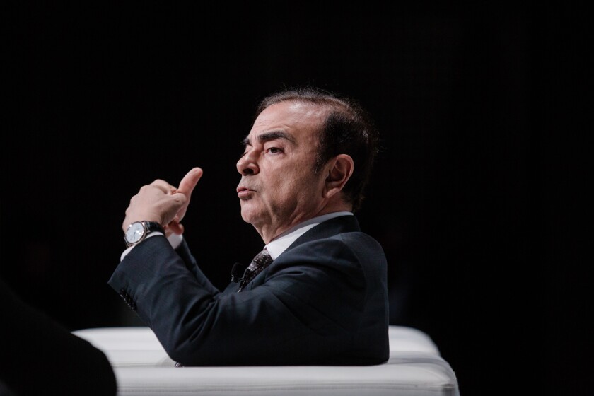 Former Nissan Chairman Carlos Ghosn