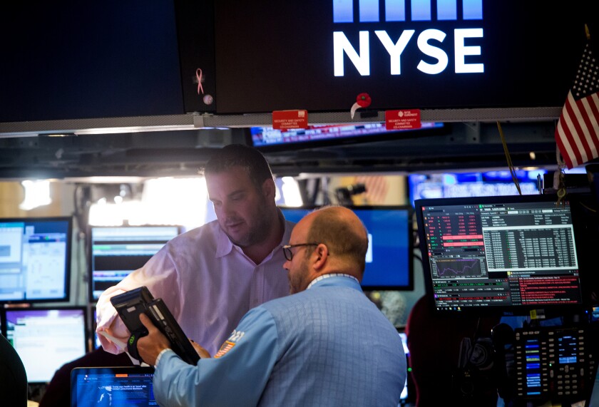 NYSE stock by Bloomberg News