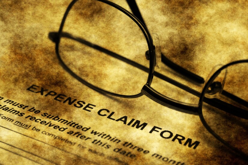 Expense claim form