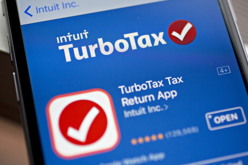 The Intuit TurboTax application