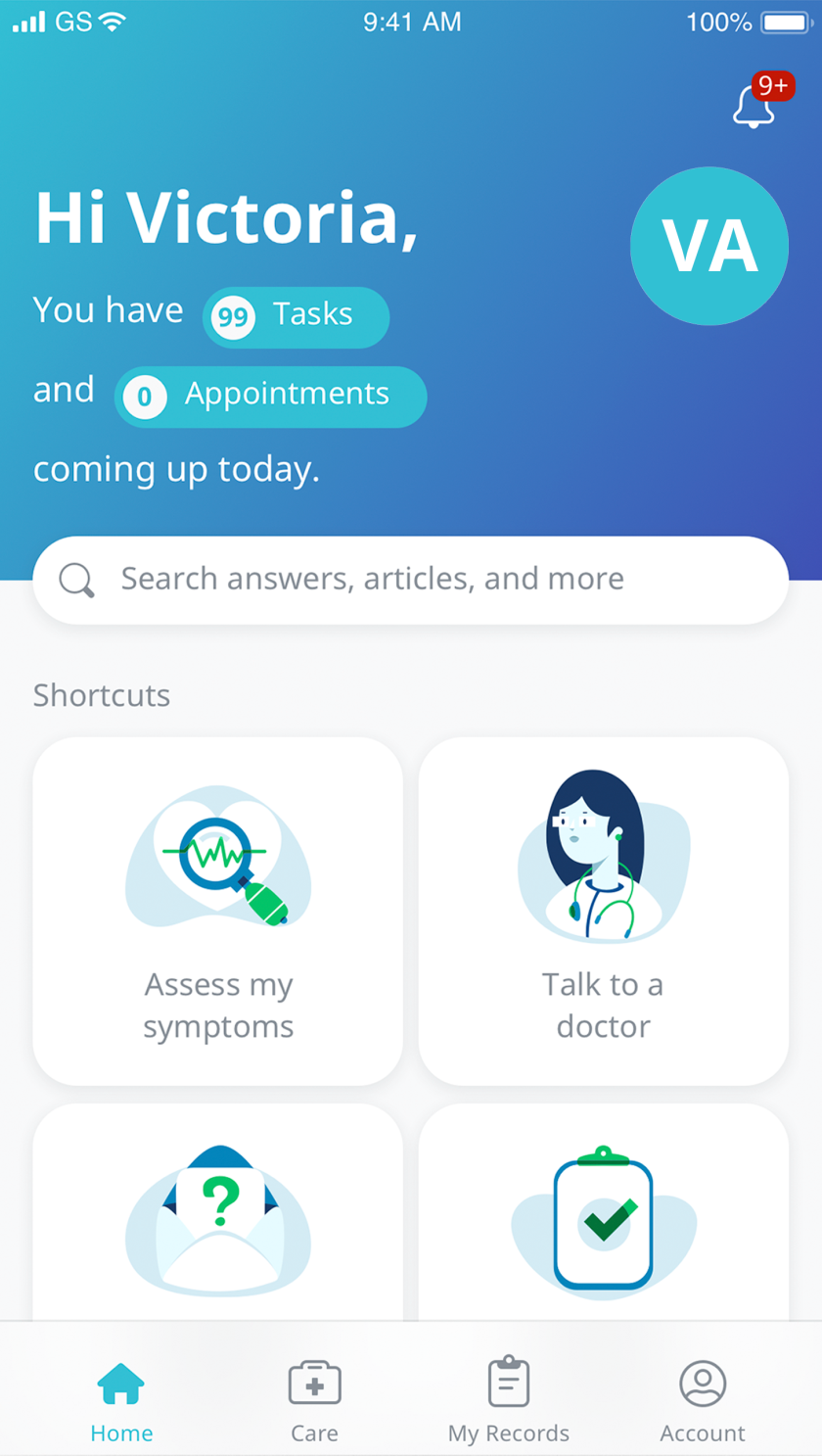 HealthTap Home