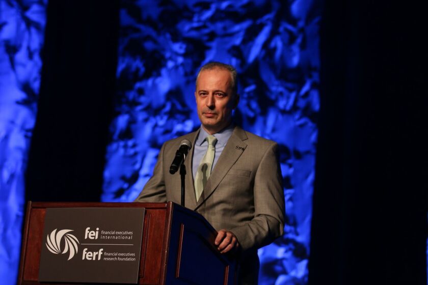 Financial Executives International president and CEO Andrej Suskavcevic