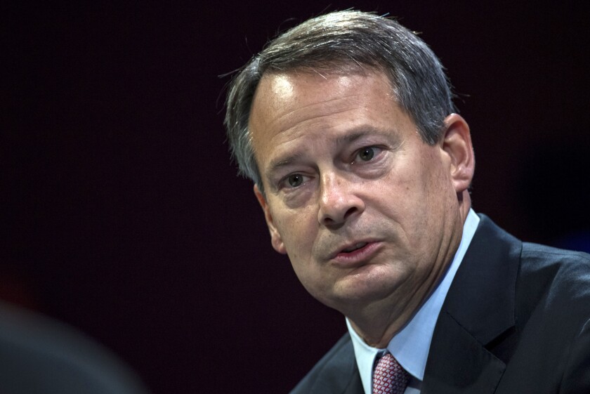 Walter Walt Bettinger, president and chief executive officer of Charles Schwab 2015 Bloomberg News