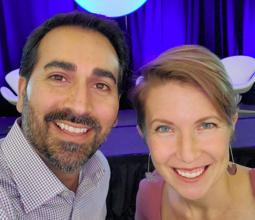 LPL advisor Alex Chalekian with ESG consultant Sonya Dreizler, whose "Do Better" blog collects accounts of sexual harassment in wealth management.