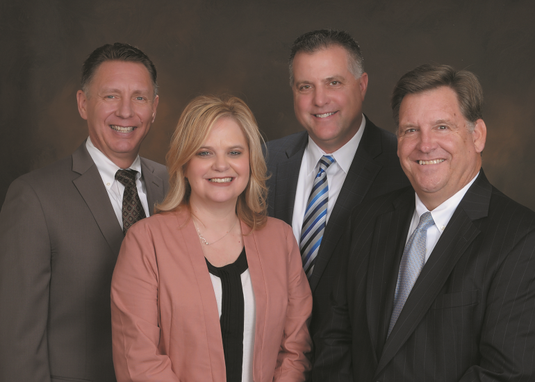 RBC wealth management team Paul DeBey (left), April Emeola, Chris Cassaday, Jeff Bahnson (right) April 2017