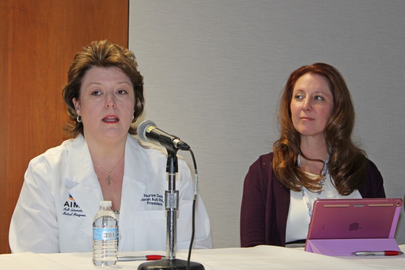 WHCC Panel - Medical Management - (L to R) Deb Ault, Karen Gast.jpg