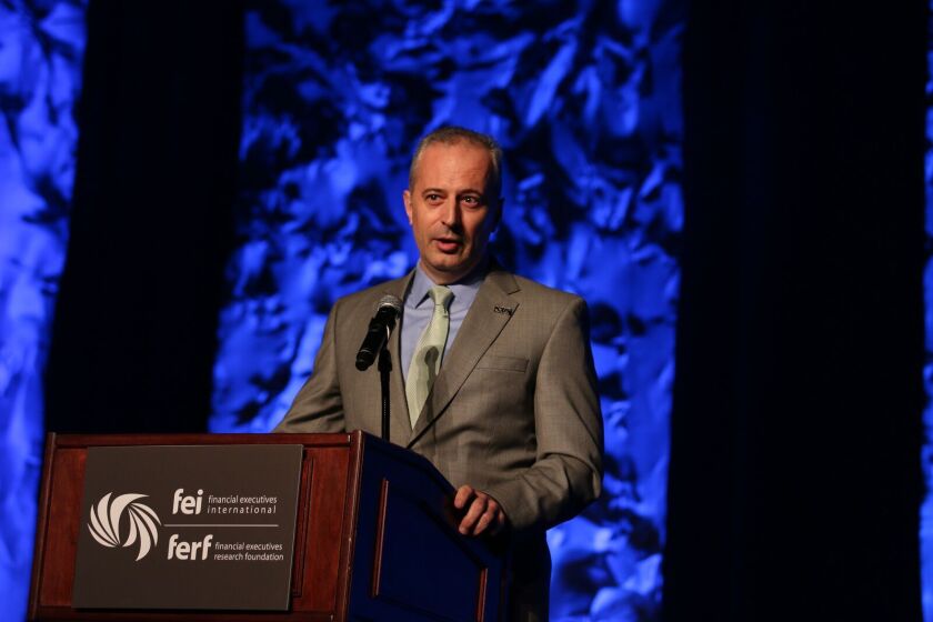 Financial Executives International president and CEO Andrej Suskavcevic