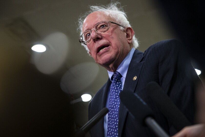 Sen. Bernie Sanders, I-Vt.