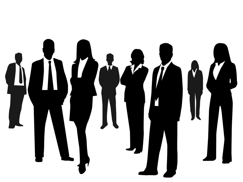 business people silhouettes