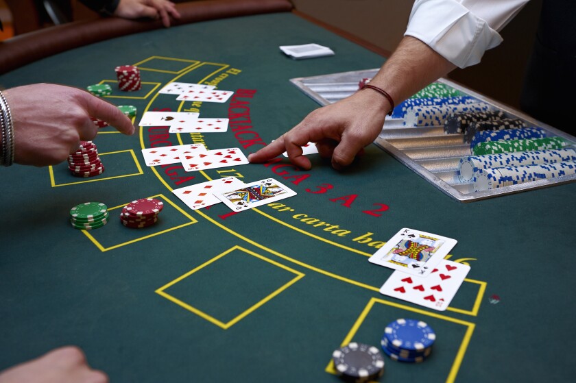 blackjack card game