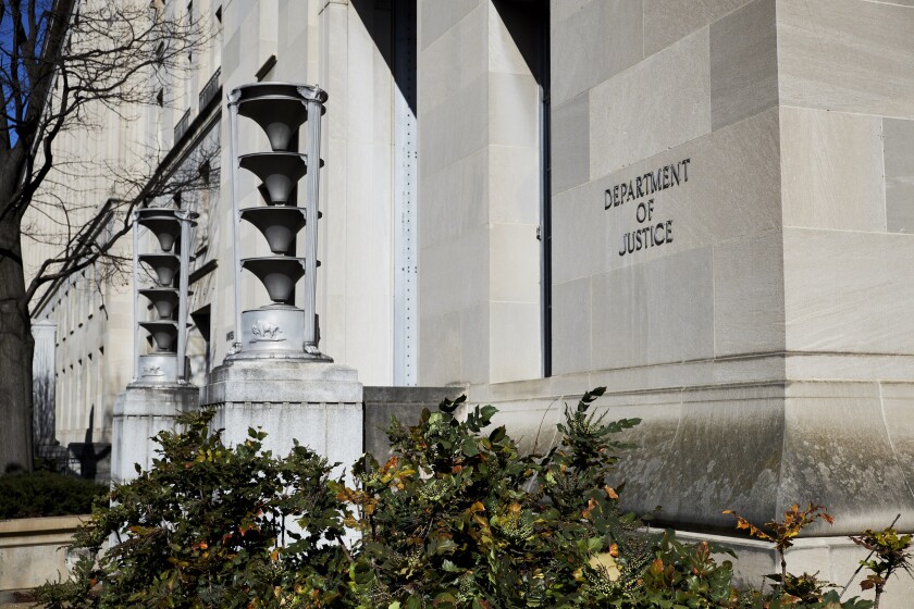 Deparment of justice DOJ IAG