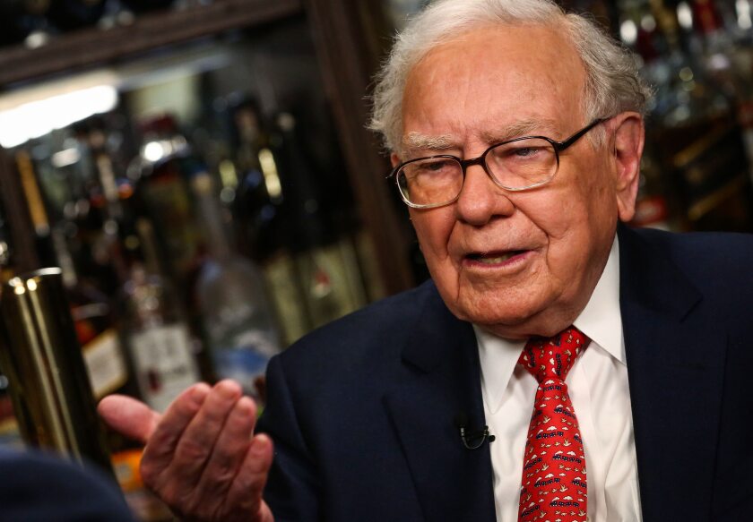 Warren Buffett, chairman and chief executive officer of Berkshire Hathaway Inc.