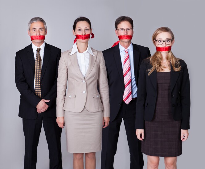 Silenced-red-tape