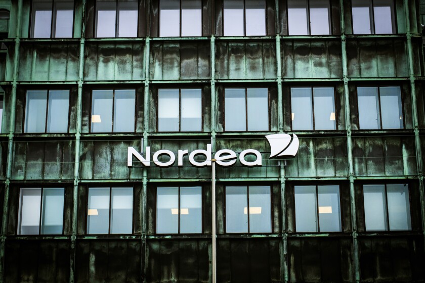 A Nordea Bank AB office in Copenhagen, Denmark