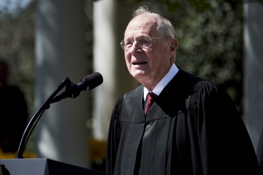 Associate Supreme Court Justice Anthony Kennedy