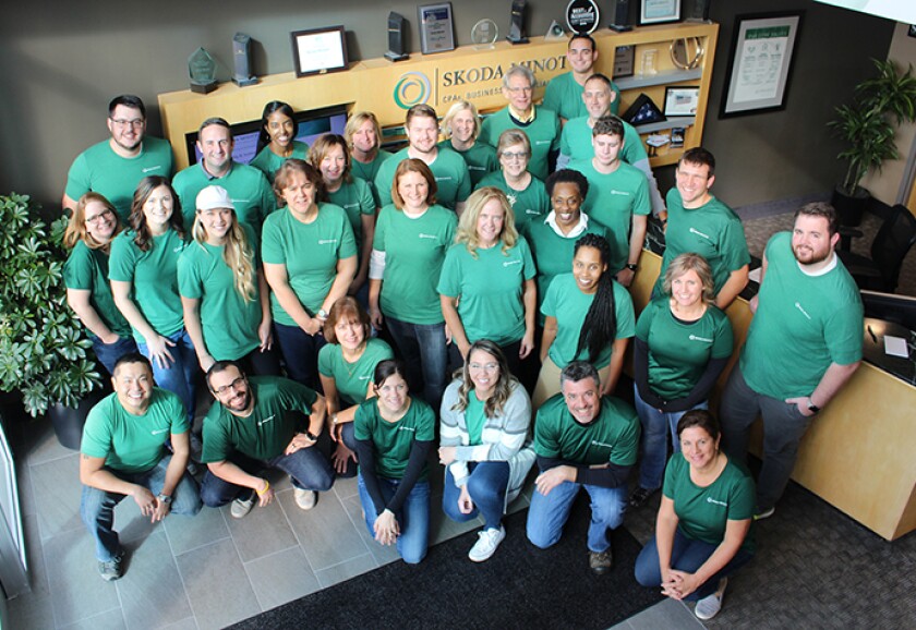 Staff from Ohio's Skoda Minotti, one of the 2019 Best Firms to Work For