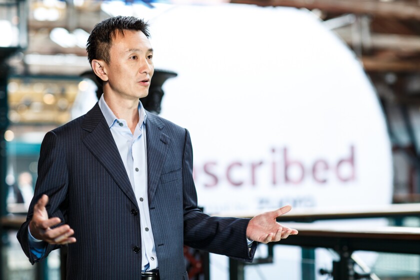 Zuora CEO Tien Tzuo at the company's Subscribed conference in New York