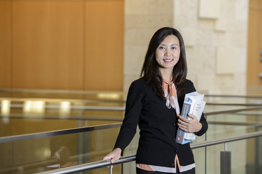 Lili Sun, an associate professor of accounting at the University of North Texas