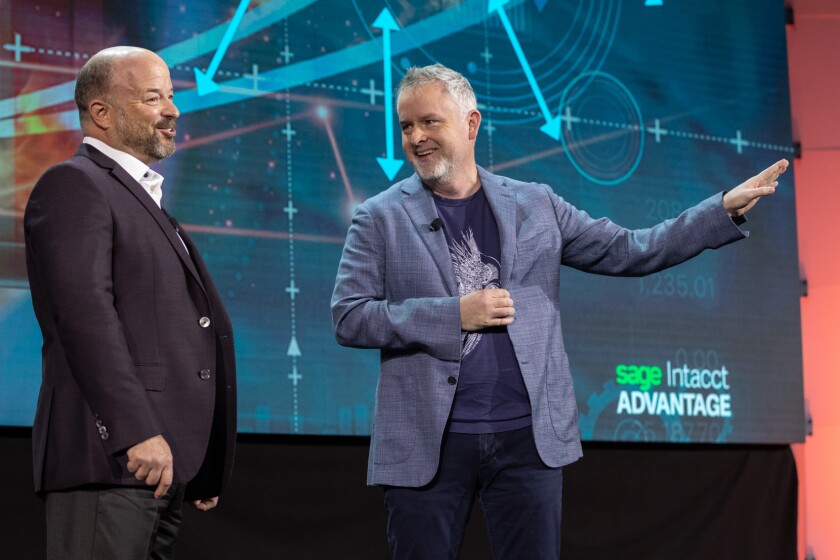 Dan Miller Aaron Harris Sage Intacct Advantage 2019