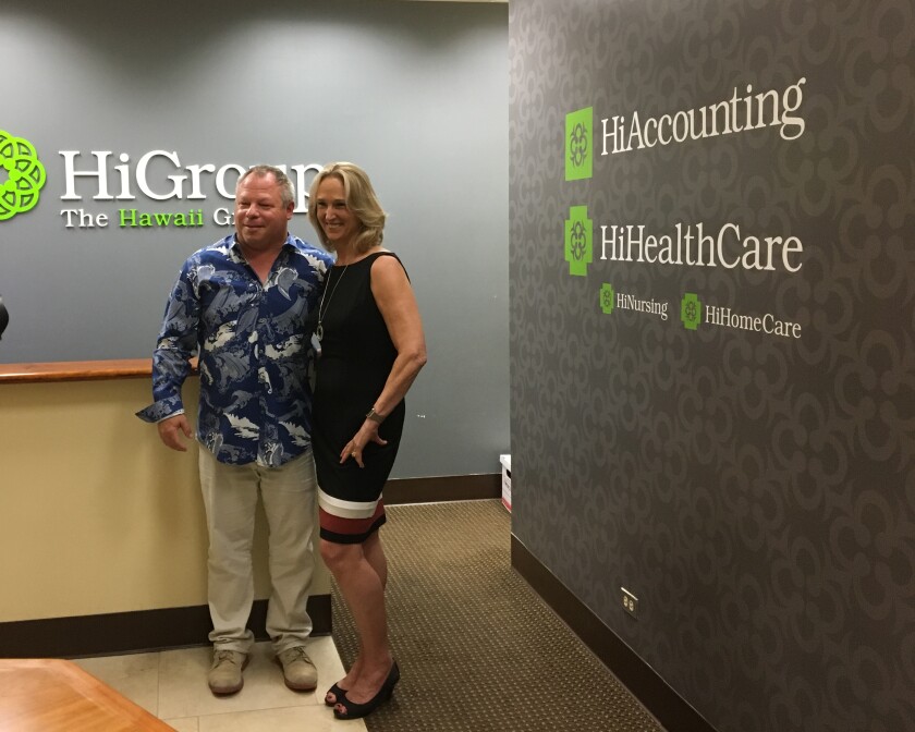 HiAccounting president Matthew Delaney and WR Financial president Janet Williams-Reyes