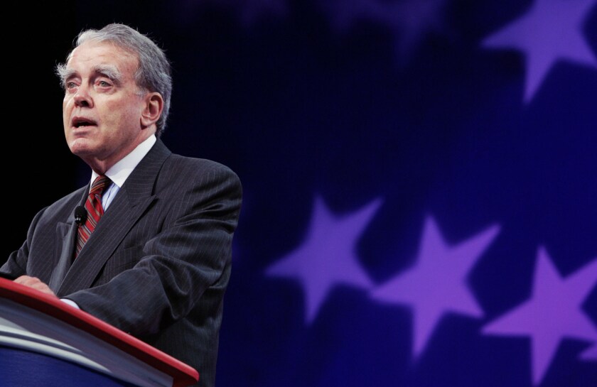 William McDonough, chairman and CEO of the Public Accounting Oversight Board, speaks during the America's Community Bankers' 2004 Annual Convention in Washington, D.C.
