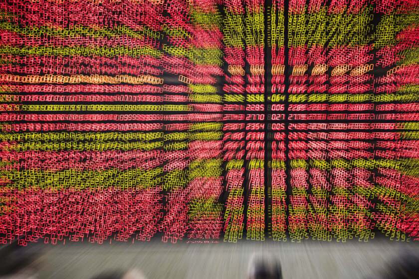 The S&P 500 fell more than 2%, the Dow lost as much as 600 points and the Nasdaq’s losses from an August record approached 10%.