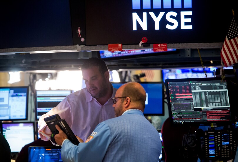 NYSE stock by Bloomberg News