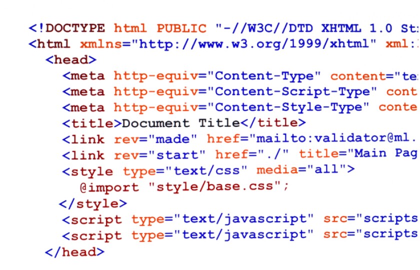 Software code